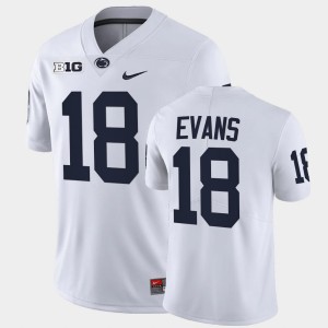 Men's Omari Evans White Penn State Nittany Lions #18 College Football Limited Jersey 210119-593