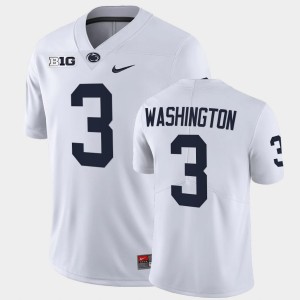 Mens Parker Washington White Penn State Nittany Lions #3 College Football Limited Jersey 412153-191