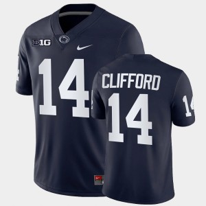 Men's Sean Clifford Navy Penn State Nittany Lions #14 College Football Game Jersey 950416-506