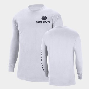 Men White Penn State Nittany Lions Heritage Max 90 Long Sleeve T-Shirt 822095-927
